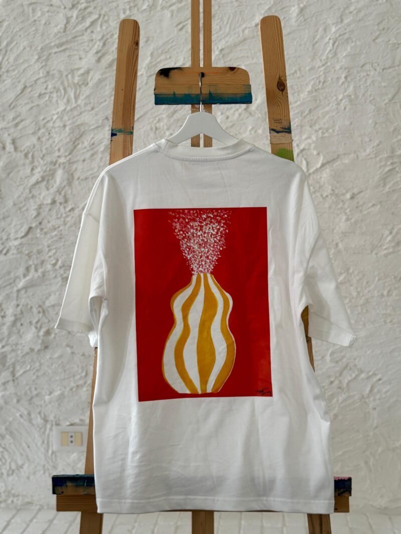 Red-Orange Vase Tee - Image 4