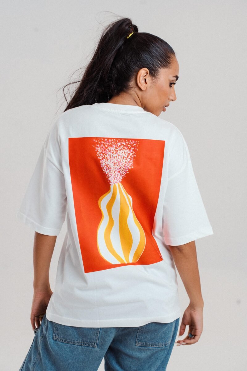 Red-Orange Vase Tee