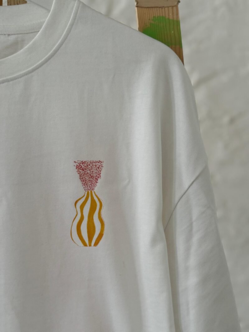 Red-Orange Vase Tee - Image 2