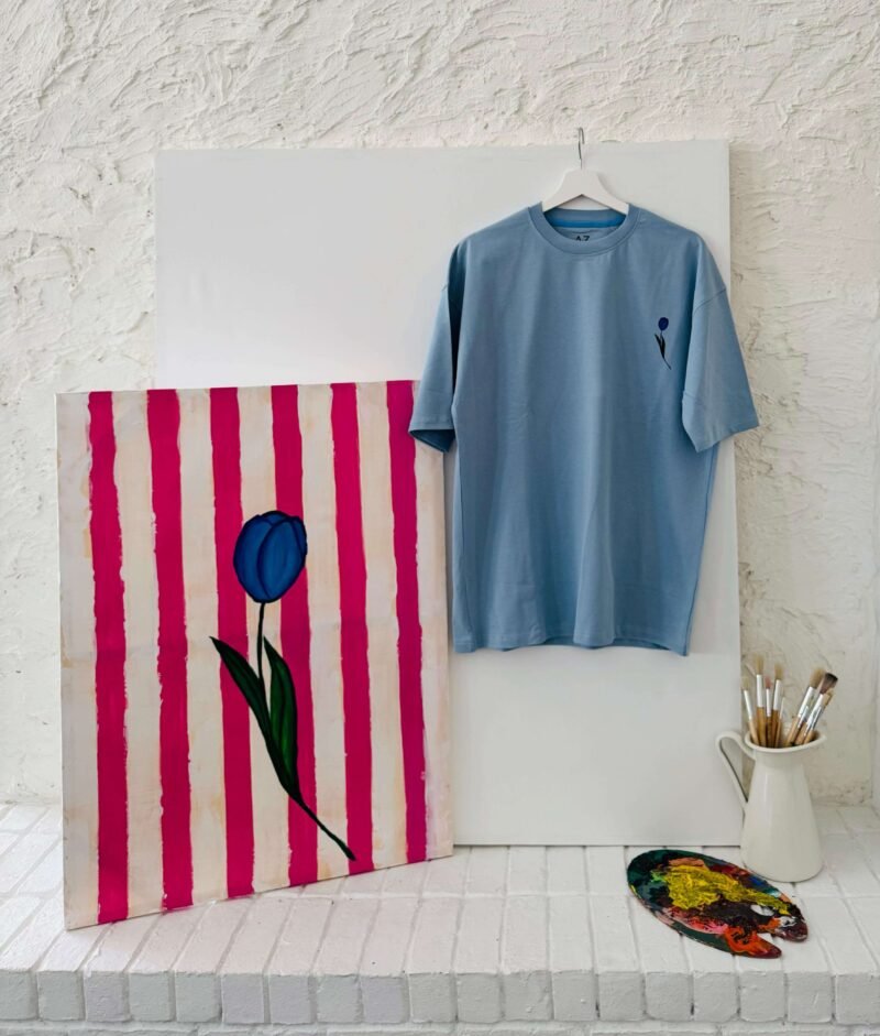 Blue Tulip Tee - Image 7