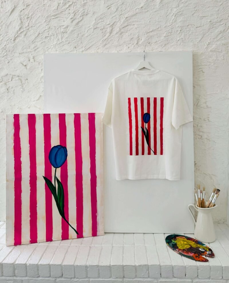 Blue Tulip Tee - Image 6
