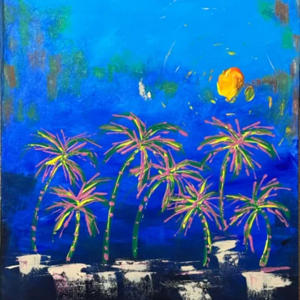 Pink Palms