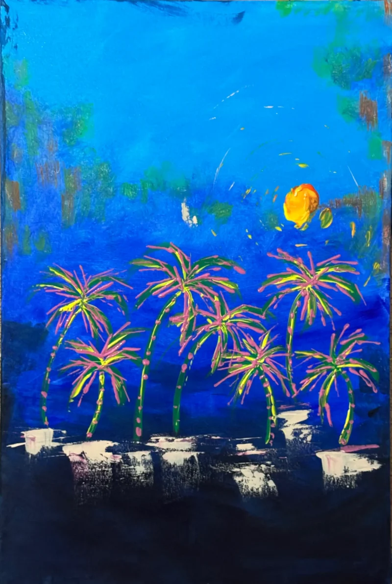 Pink Palms