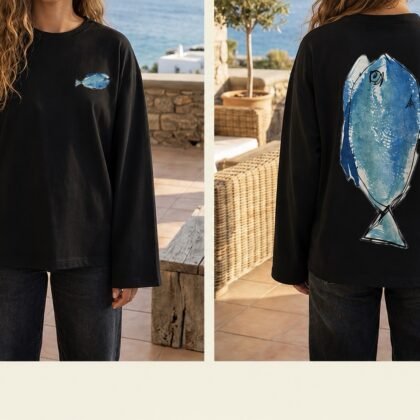Blue Solo Long Sleeve | Fish O' Fantasy