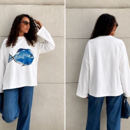 Ocean icon Long Sleeve | Fish O' Fantasy